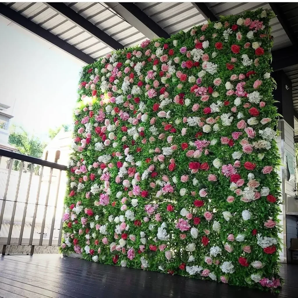 Green Flower Wall Hire Brisbane