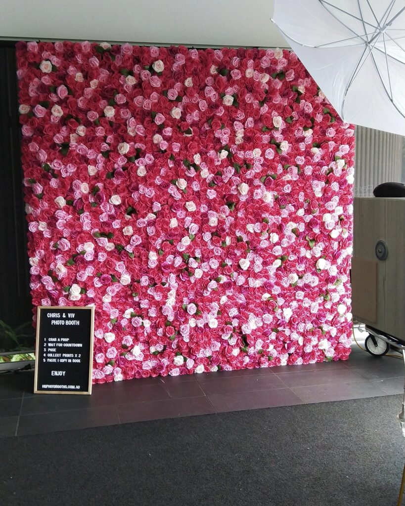 Rose Flower Wall Hire