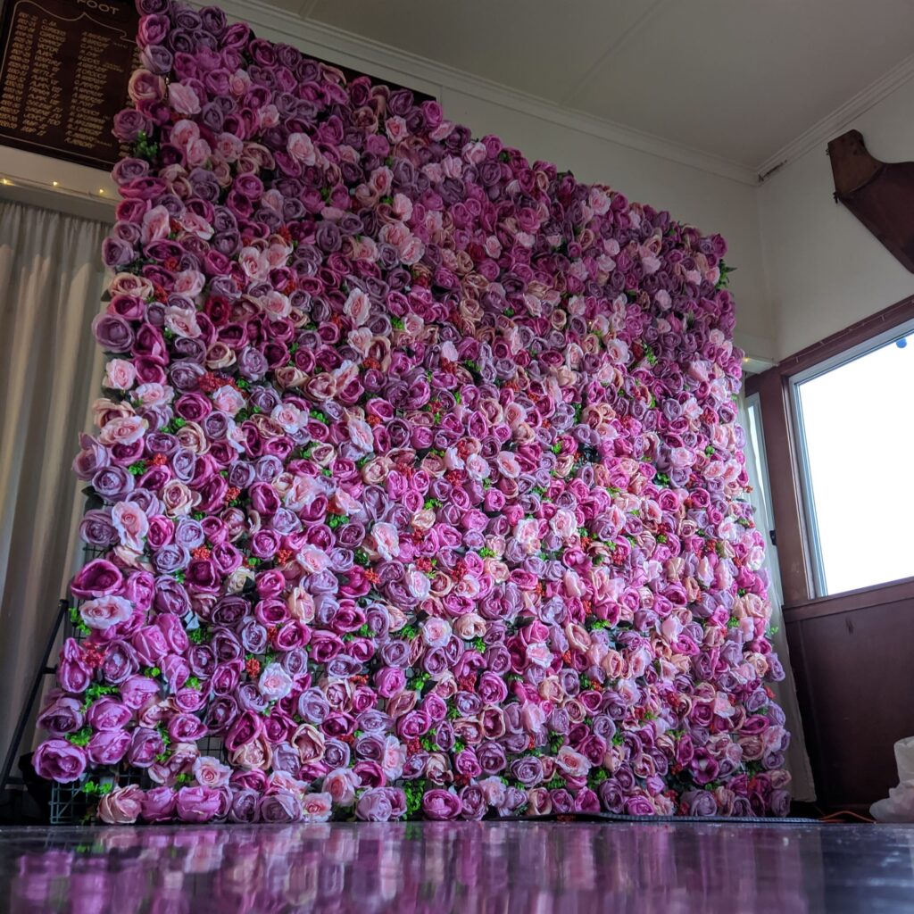 purple flower wall brisbane