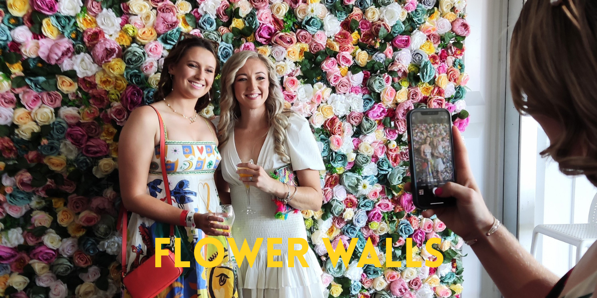 flower wall rental brisbane